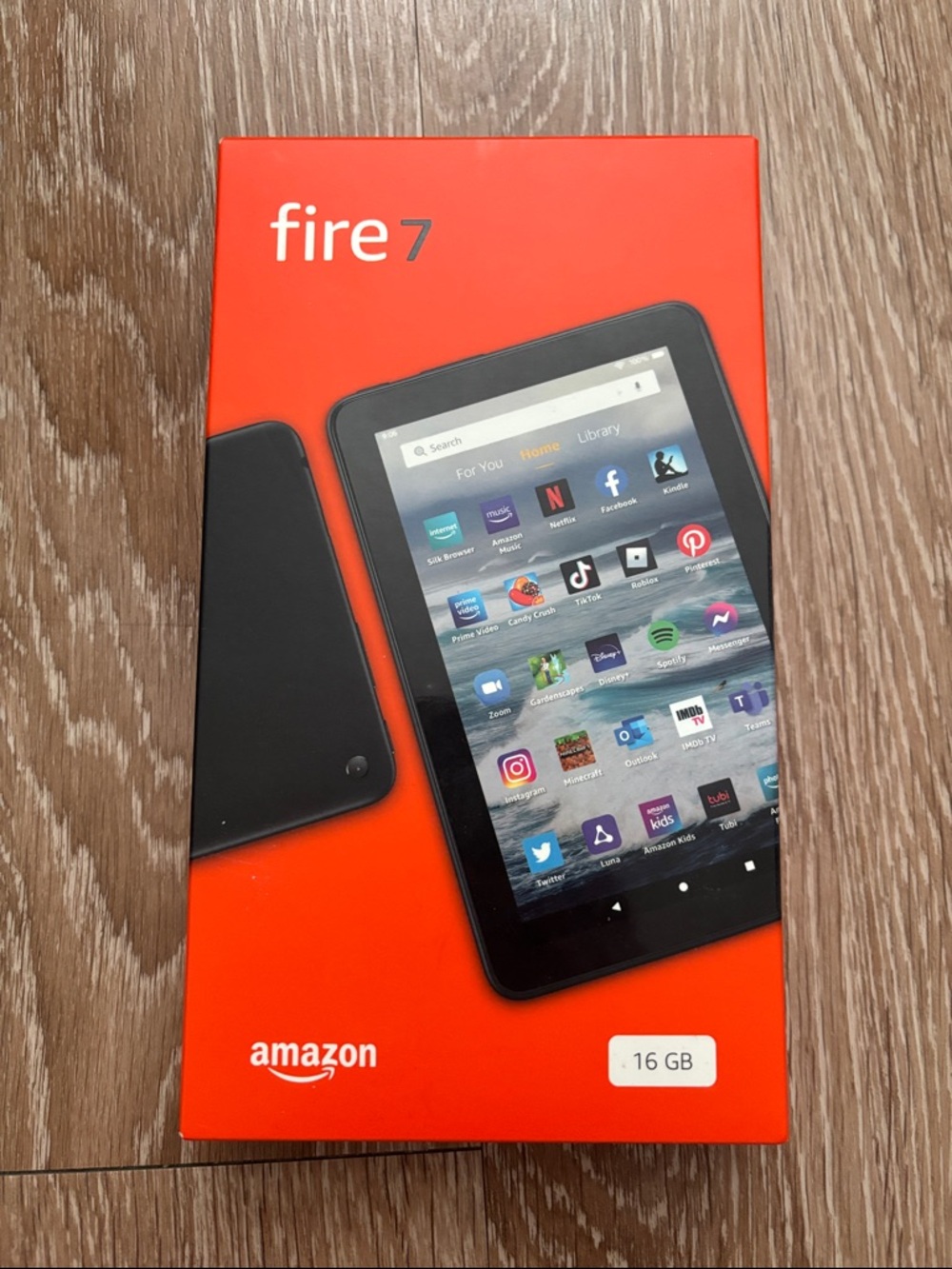 New! Amazon Fire 7 (12th gen) tablet, 16 GB, black